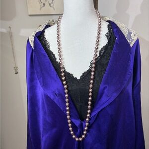 Purple Pearl Necklace